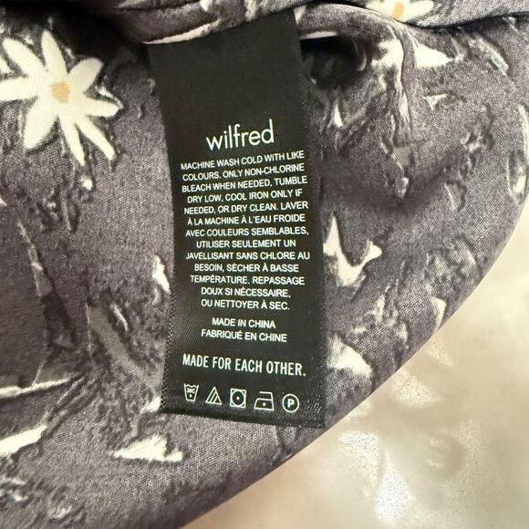 Aritzia Wilfred Floral Only Mini Slip Dress - size x-small - Picture 5 of 6